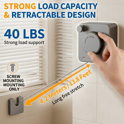 Retractable Laundry Line
